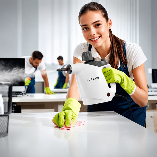 PUREVIO Handheld Steam Cleaner – 500ML & 16 Attachments