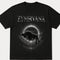 Graphic T-Shirt Floating Figure Design Black