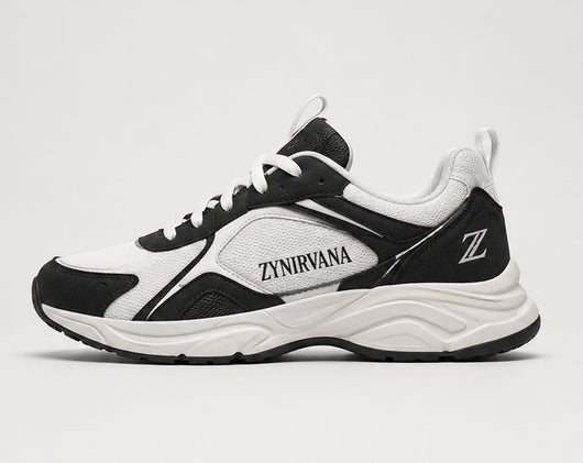Casual Comfort Sneakers Black/White