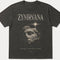 Graphic T-Shirt Evolve Statue Design Grey