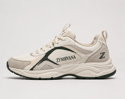 Classic Casual Sneakers Cream/White
