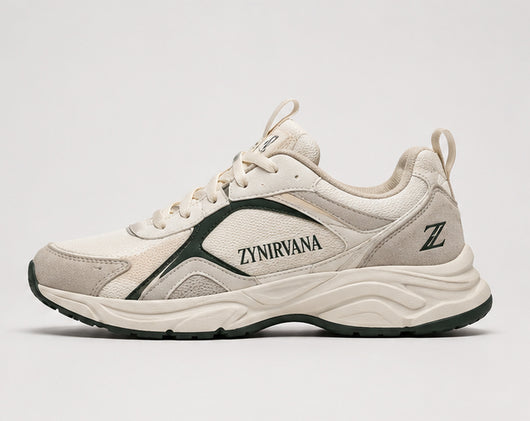 Classic Casual Sneakers Cream/White
